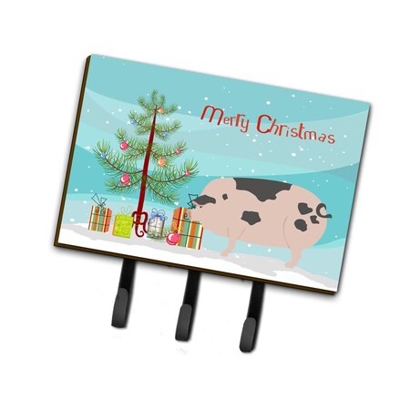 Jensendistributionservices Gloucester Old Spot Pig Christmas Leash or Key Holder MI1707435